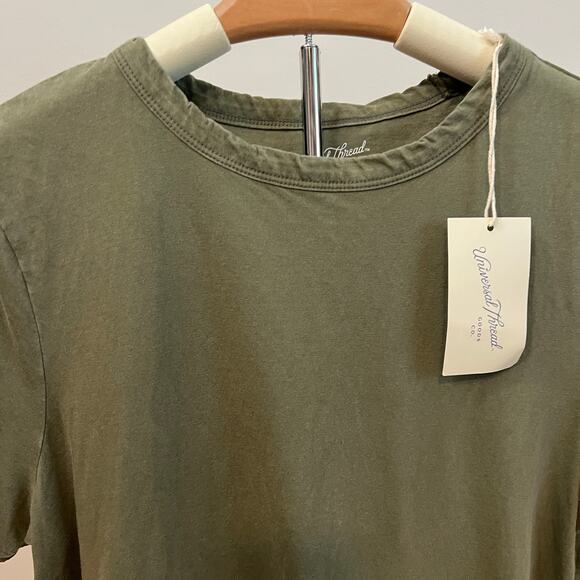 Universal Thread Women's Dark Green Short Sleeve Crewneck T-Shirt - Small - NWT - Picture 4 of 8